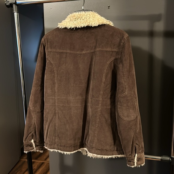 Brown cord lined jacket - Picture 2 of 5